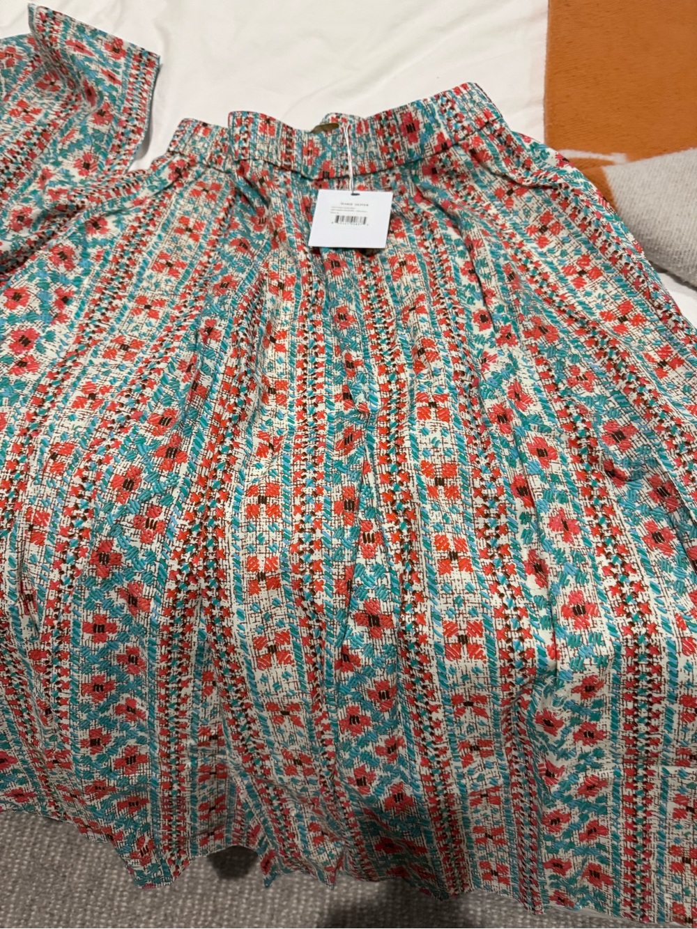 Marie Oliver NWT skirt and top --Azura print SET --size large both pieces. - Picture 3 of 5